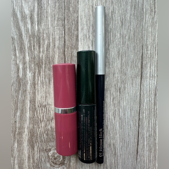 Clinique Other - Clinique 13 Love Pop Lipstick + Black Mascara + 01 Intense Black Eyeliner